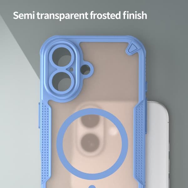iPhone 17 Skal med Armor Glaze MagSafe Magnetisk Blå