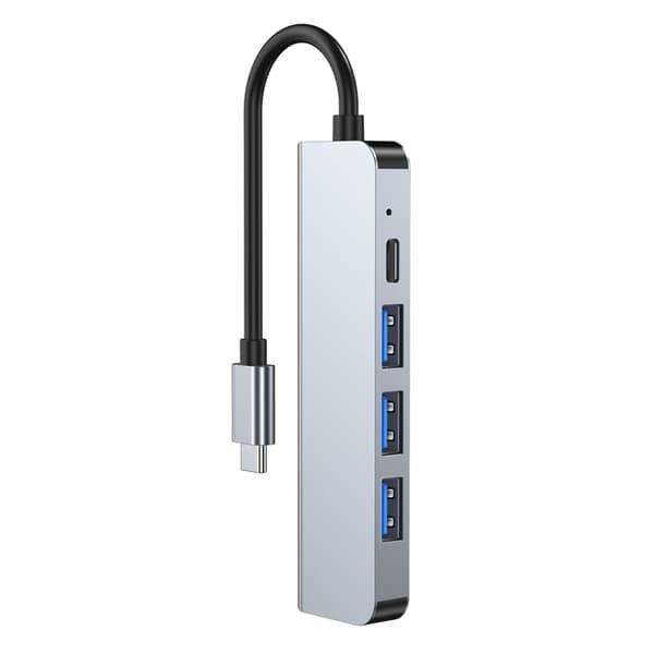 5-i-1 USB-C Docking Station Hub Adapter – Plug & Play, 4K HDMI, 87W PD, Compact & Portable