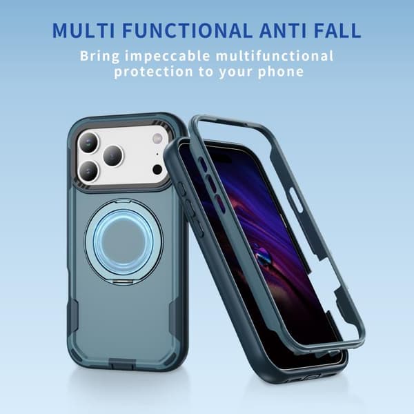 iPhone 17 Pro Max Skal Defend Rugged Gear Holder MagSafe Kungsblå + Blå