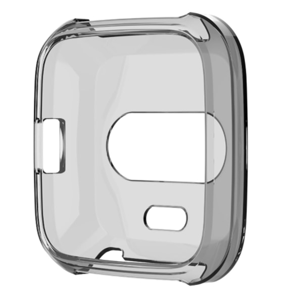 För Fitbit Versa Lite Smart Watch Case Transparent Black