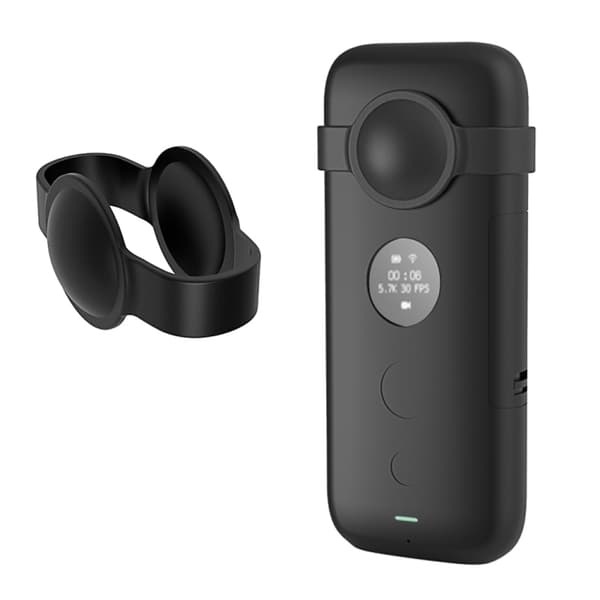 Silikonfodral med objektivskydd för Insta360 ONE X Svart