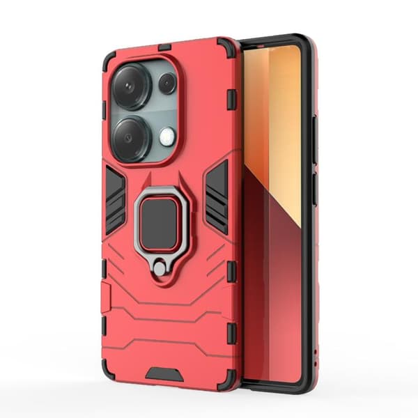 Redmi Note 14S 4G - Stöttålig PC + TPU Fodral Röd