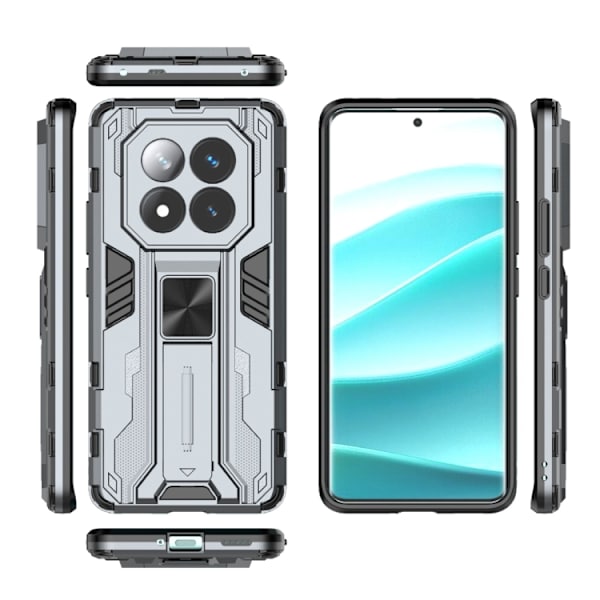 Redmi Note 14 Pro+ 5G Supersonic PC + TPU Mobilskal Grå