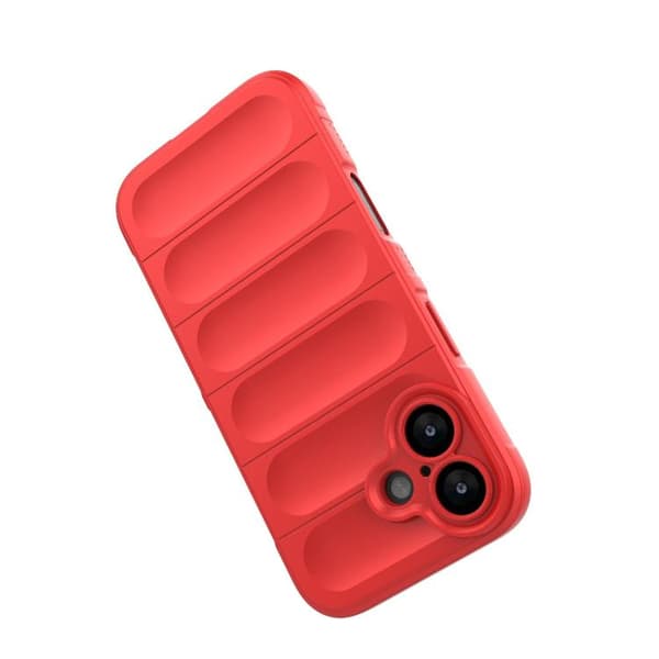 iPhone 17 Skal med Magic Shield TPU + Flanell Mörkgrå