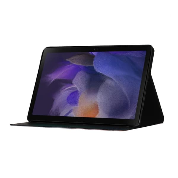 Samsung Galaxy Tab A9+ / A11+ Blommönster Flipfodral med Sömn-/Väckfunktion Rosa Blomma