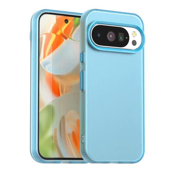 för Pixel 10 / 10 Pro Skal - Candy PC Hybrid TPU Stöttålig Mobilskal Blå