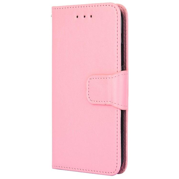 Redmi Note 14 Pro 4G - Kristalltextur Läderfodral Rosa