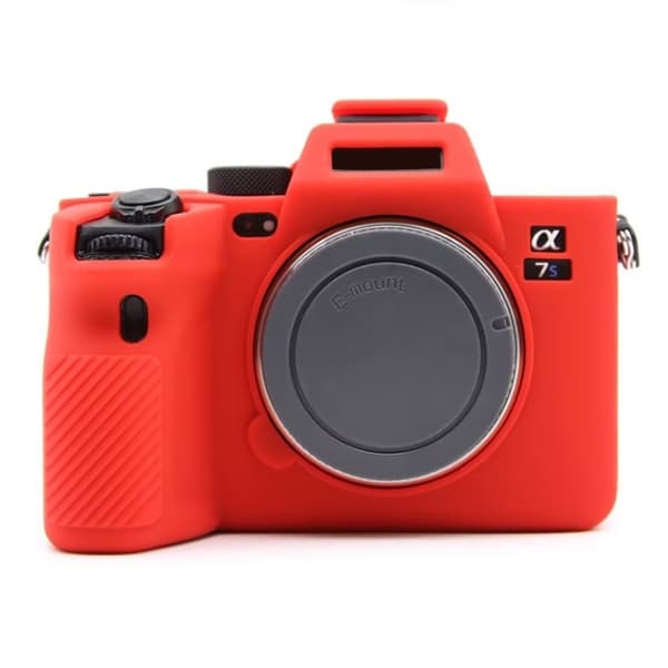 Mjukt silikonfodral för Sony A7S III / A7S3 Röd
