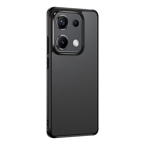 Redmi Note 14S 4G - Armor Clear TPU Hybrid PC Mobilskal Svart