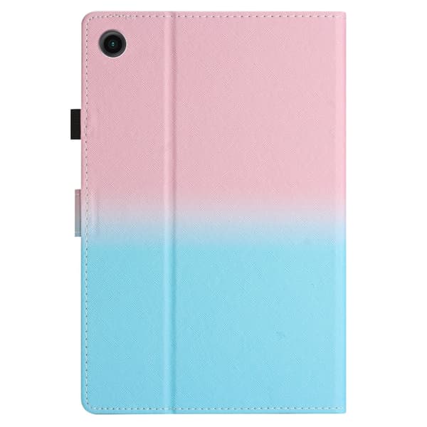 Samsung Galaxy Tab A8 2021 X205/X200 Gradient Läderfodral Rosa Blå