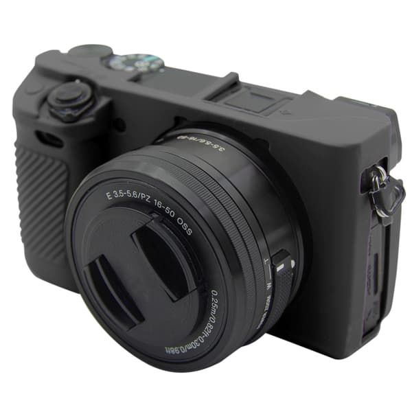 Mjukt silikonfodral för Sony ILCE-6300 / A6400 Svart