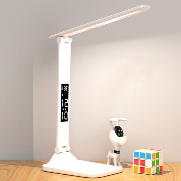 LED Intelligent Digital Display Fällbar Skrivbordslampa - Laddning 2000mAh