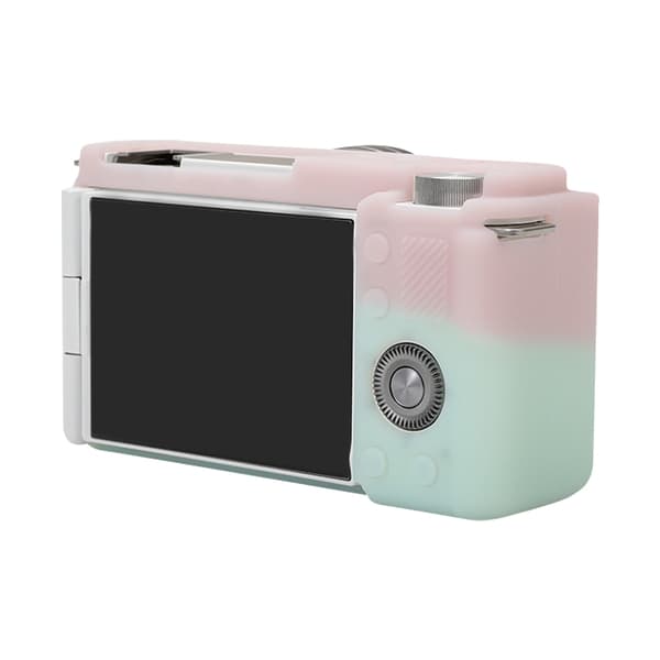 Mjukt silikonfodral för Sony ZV-E10 Rosa Grön