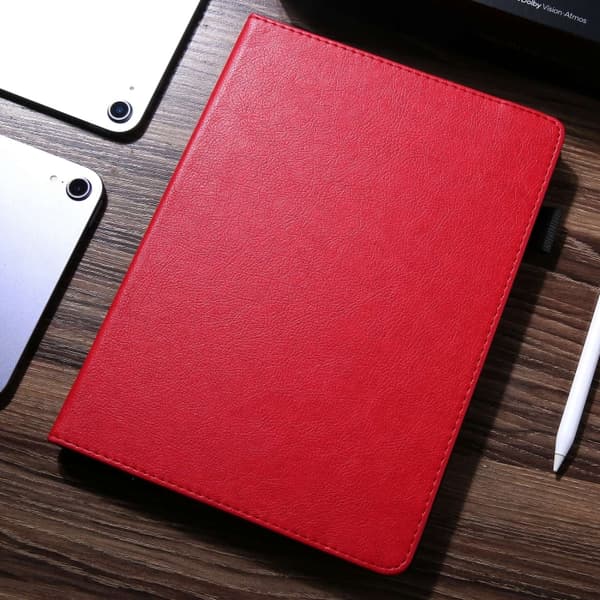 Samsung Galaxy Tab A9+ / A11+ Smart Läderfodral Röd
