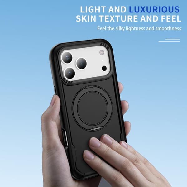 iPhone 18 Pro Max / iPhone 17 Pro Max Skal Defend Rugged Gear Holder MagSafe Svart