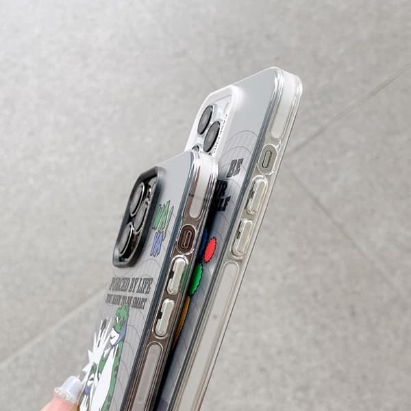 iPhone 16 Pro Max Skal Elektropläterad Silver Serie - Skyddande Mobilskal Pengar