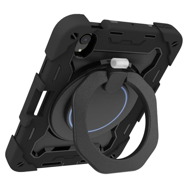 iPad mini 2024 / mini 6 Skal i Armor Kontrastfärg Silikon + PC - Tabletfodral Svart