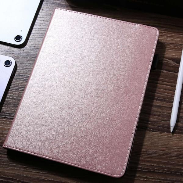 Samsung Galaxy Tab A9+ / A11+ Smart Läderfodral Roséguld