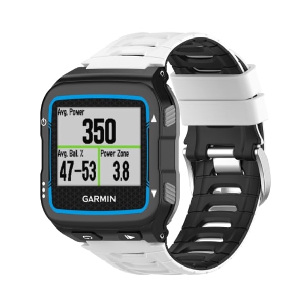 För Garmin Forerunner 920XT Tvåfärgad stålspänne watch White-Black