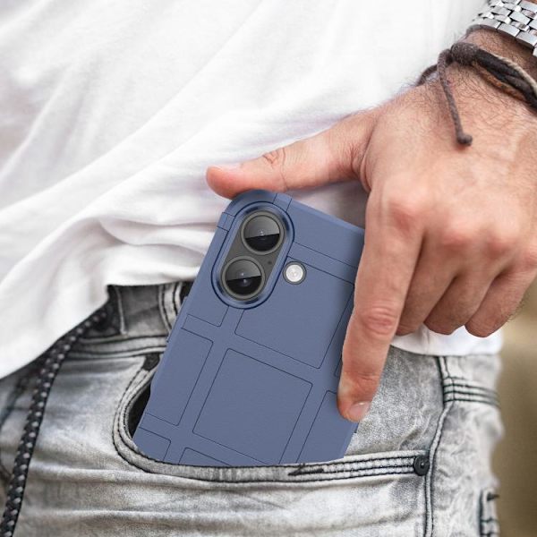 iPhone 17 Skal med Full Coverage och Stötskydd - TPU Blå