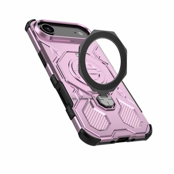 iPhone 17 Air Skal - Solid Färg med MagSafe Magnetisk TPU+PC Rosa