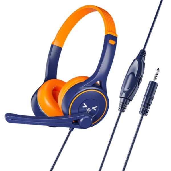 Soyto SY-G30 Online Class Computer Headset, Kontakt: 3,5 mm Blå Orange