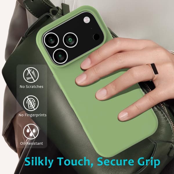 iPhone 18 Pro Max / iPhone 17 Pro Max Solid Color Skal Mintgrön
