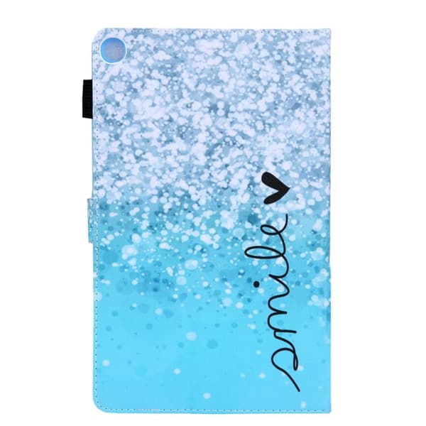Samsung Galaxy Tab A7 Lite T220 Rhombus TPU Läderfodral Vacker bubbla