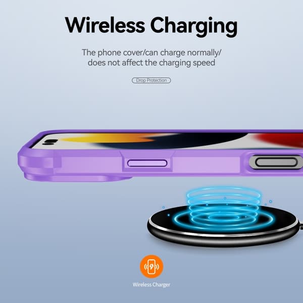 iPhone 16 Pro TPU + PC Linsskydd Skal Purpur