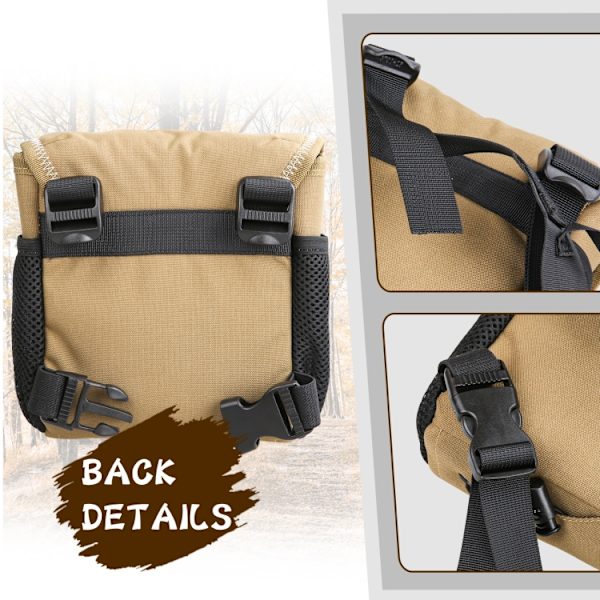 SUNCORE Dubbelrörs Teleskop X Dekompressionsryggsäck Flip Strap Stötsäker Väska