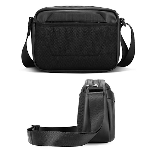 BANGE  BG-7670 Herr Axelväska Vattentät Crossbody Väska Svart