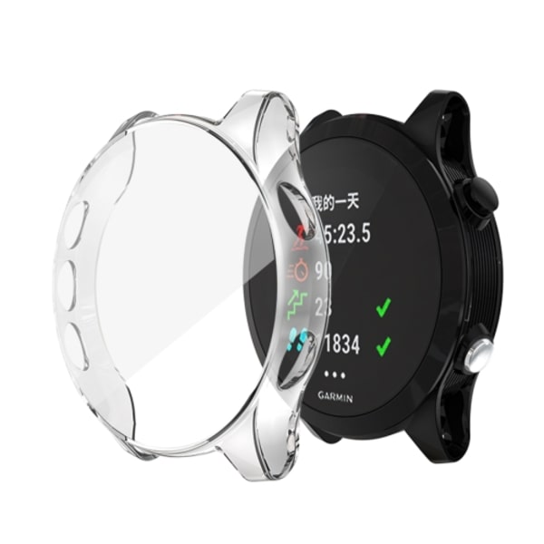 För Garmin Forerunner 935 TPU elektropläterad watch Transparent
