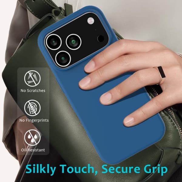 iPhone 18 Pro Max / iPhone 17 Pro Max Solid Color Skal Koboltblå