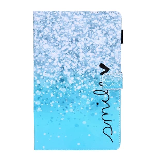 Samsung Galaxy Tab A7 Lite T220 Rhombus TPU Läderfodral Vacker bubbla