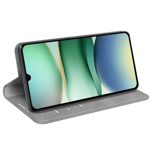Redmi A5 4G - Retro-skin Magnetisk Läderfodral Grå