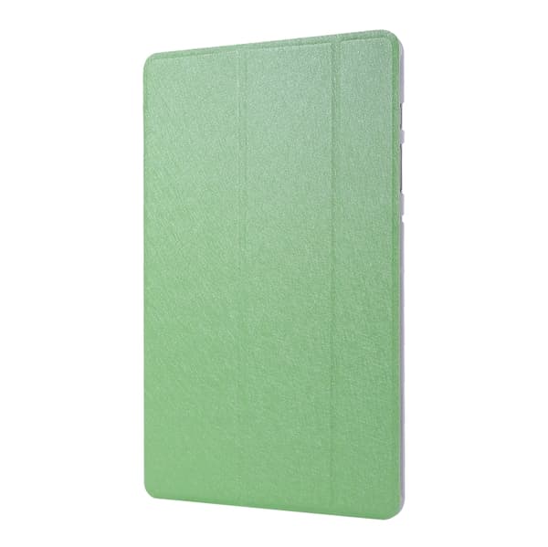 Samsung Galaxy Tab S8/S7 Silk Textur Flip Läderfodral Grön
