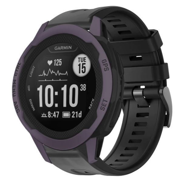 För Garmin Instinct 2S metallspänne i enfärgad watch Black