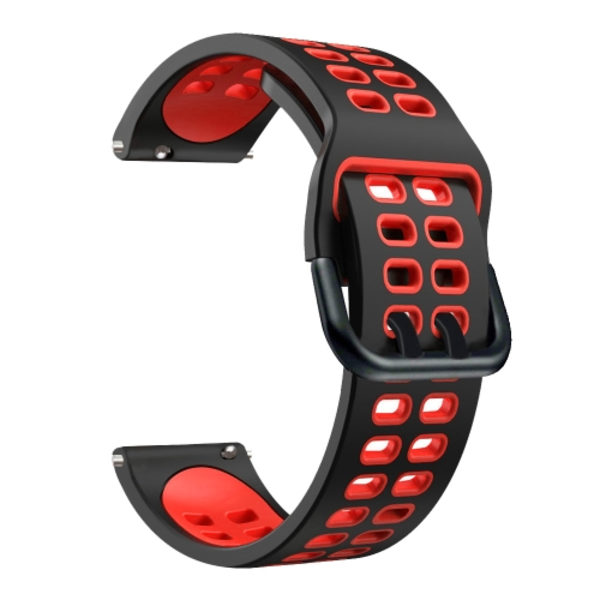 För Garmin Venu 2 Plus 20 mm Watch i blandad färg Black Red