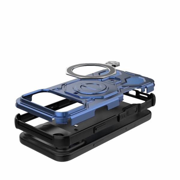 iPhone 18 Pro Max / iPhone 17 Pro Max Skal - Solid Färg med MagSafe Magnetisk TPU+PC Blå
