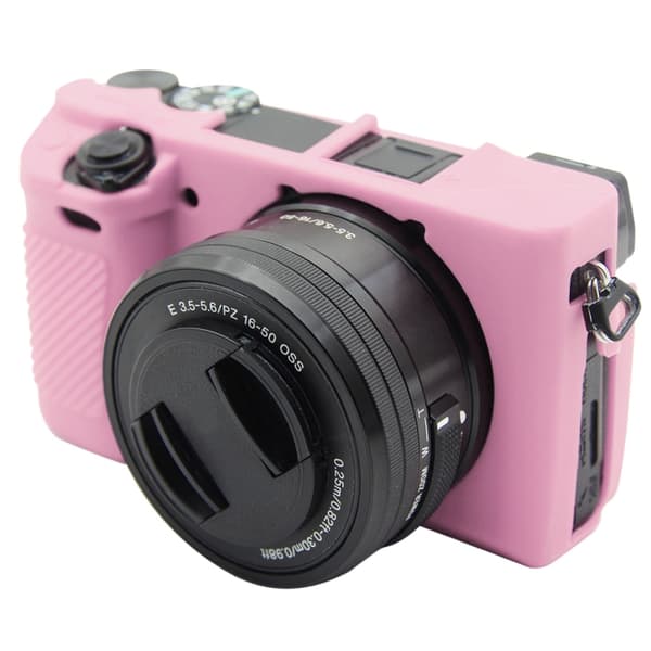 Mjukt silikonfodral för Sony ILCE-6300 / A6400 Rosa