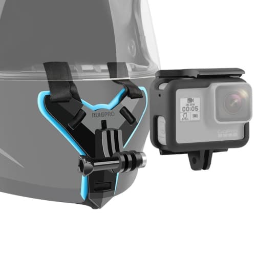 Hjälmbältefäste + Ramfäste Skyddsbåge för GoPro HERO7 Black /6 /5