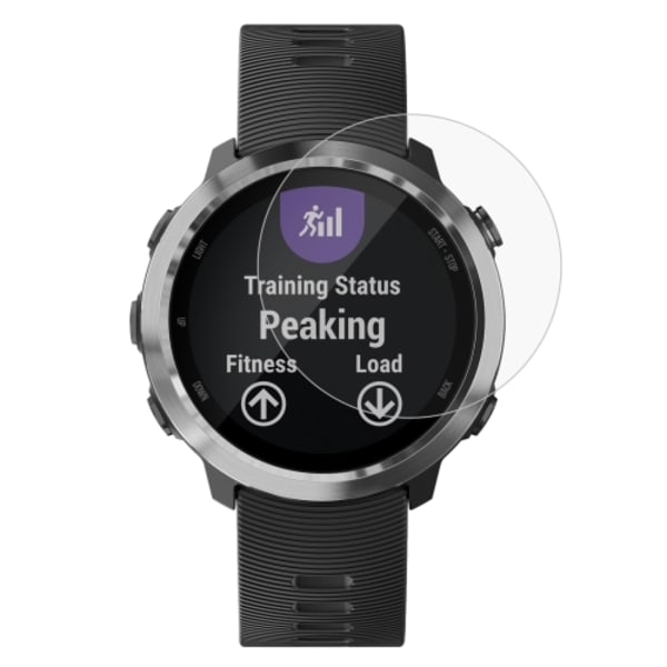 2 ST Hat-Prince för Garmin Forerunner 645 0.2mm 9H Ythårdhet 2.15D Curved Edge Skärmskydd i härdat glas