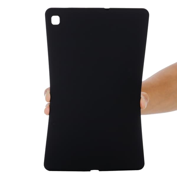 Samsung Galaxy Tab S6 Lite Solid Färgad Silikonfodral, Stöttåligt Svart