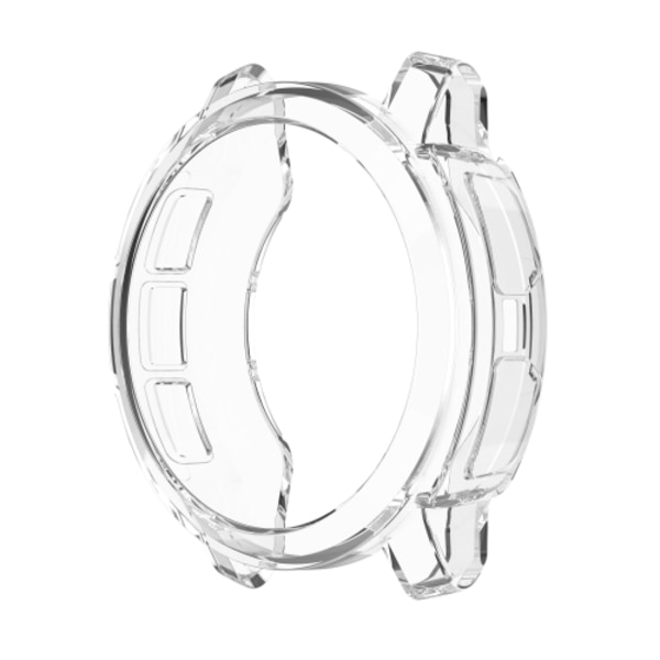 För Garmin Instinct 2S Half Coverage Hollowed TPU Watch Case Transparent White