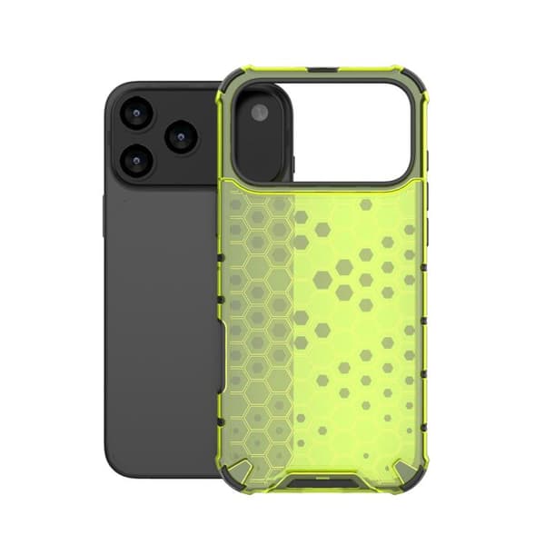 iPhone 18 Pro Max / iPhone 17 Pro Max Skal med Honungskombination och Stötskydd Grön