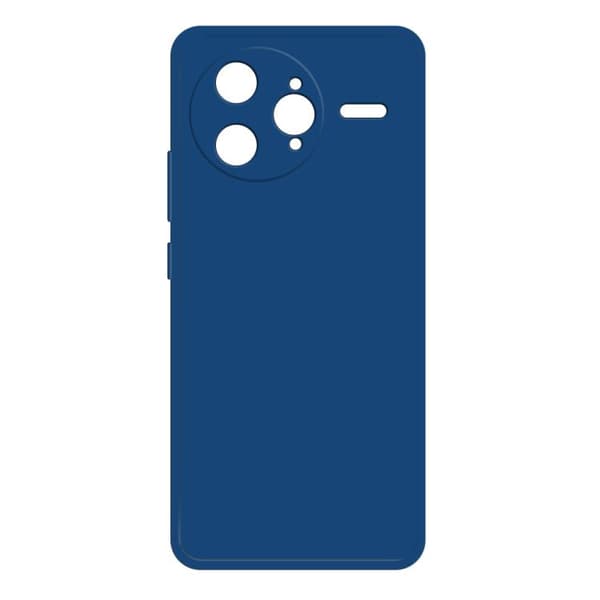 Redmi K80 Pro - Imiterande Flytande Silikon Mobilskal Blå