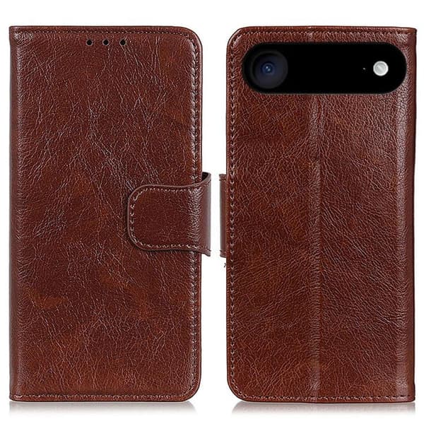 iPhone 17 Air Skal - Nappa-textur - Läder Brun