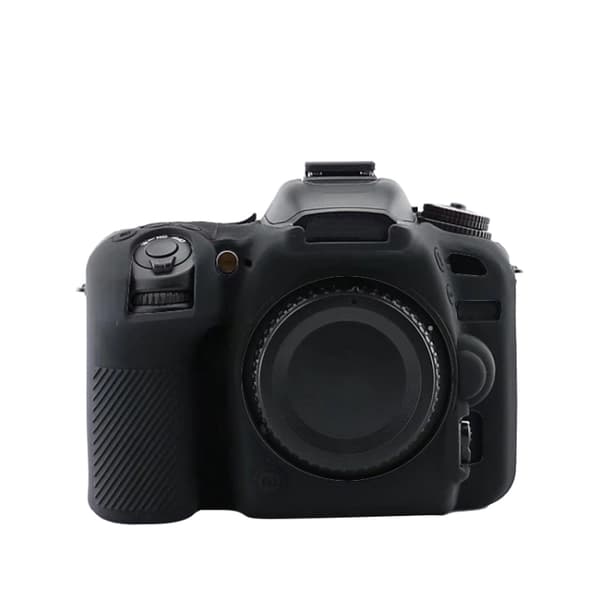 Mjukt silikonfodral för Nikon D7500 Svart