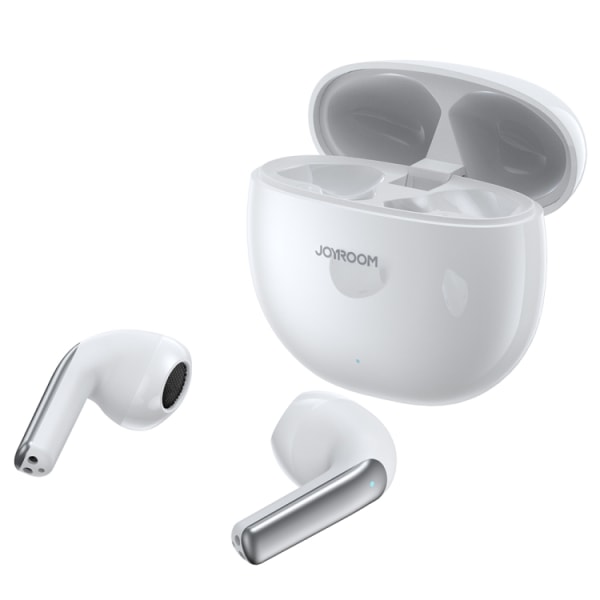 JOYROOM JR-PB1 Jpods Dubbla mikrofon ENC samtalsbrusreducering Bluetooth-hörlurar Vit