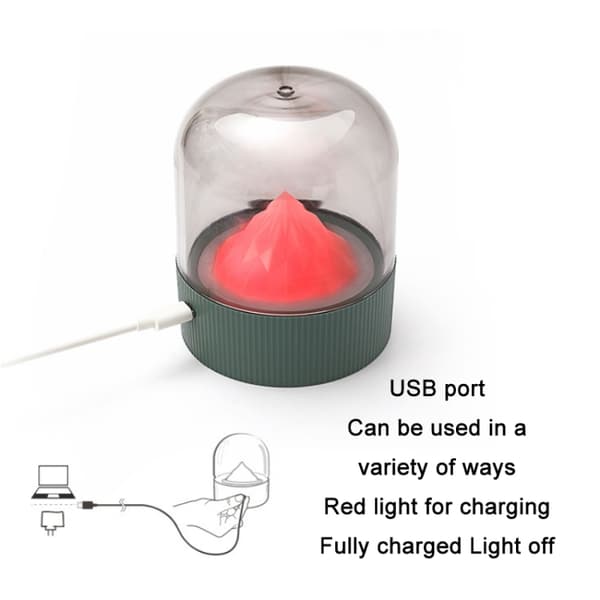 Retro Nostalgisk Nattlampa Sängbordstimer LED Sovande Kompanjon Ljus(Grå)